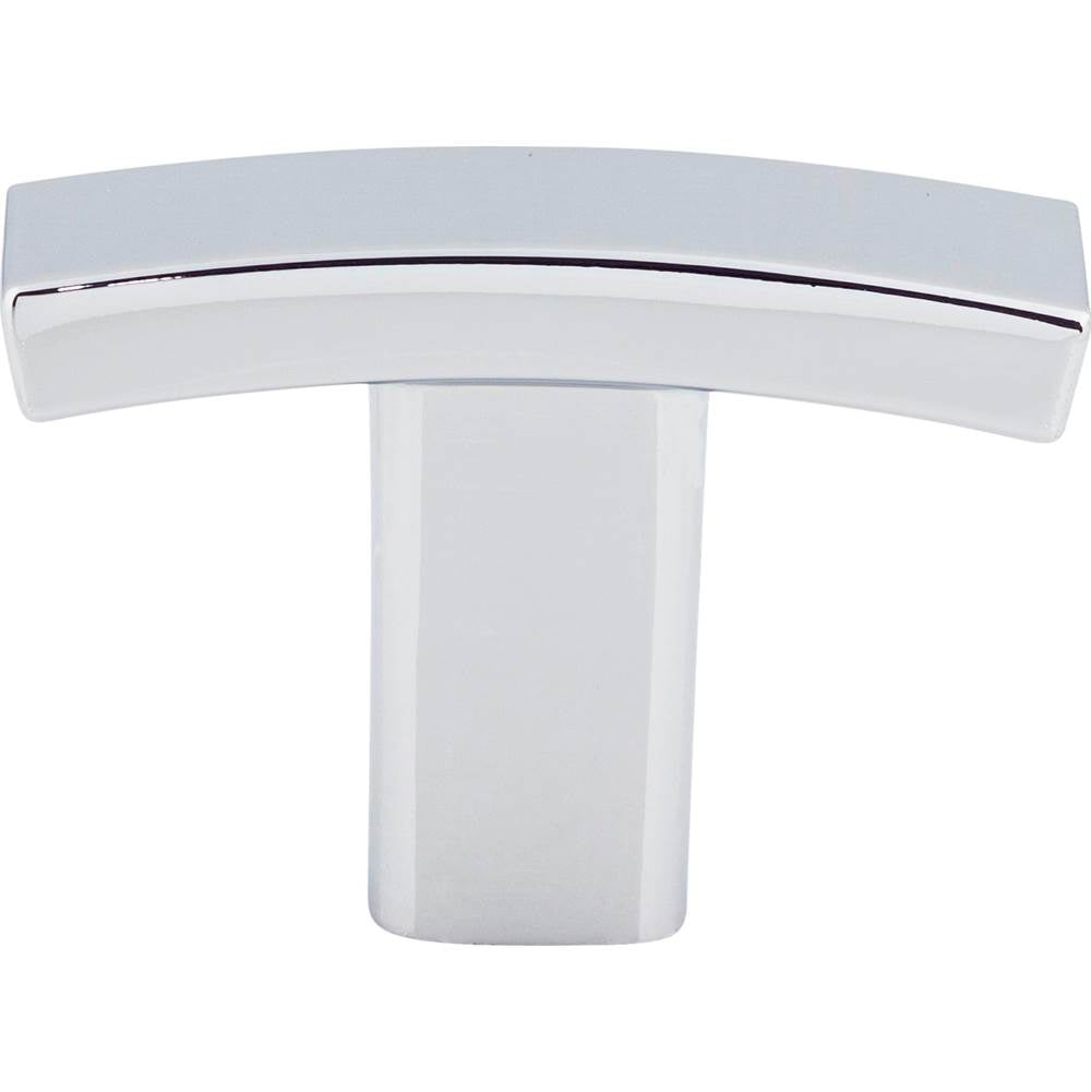 1-1/2'' Overall Length Brushed Gold Square Thatcher Cabinet ''T'' Knob