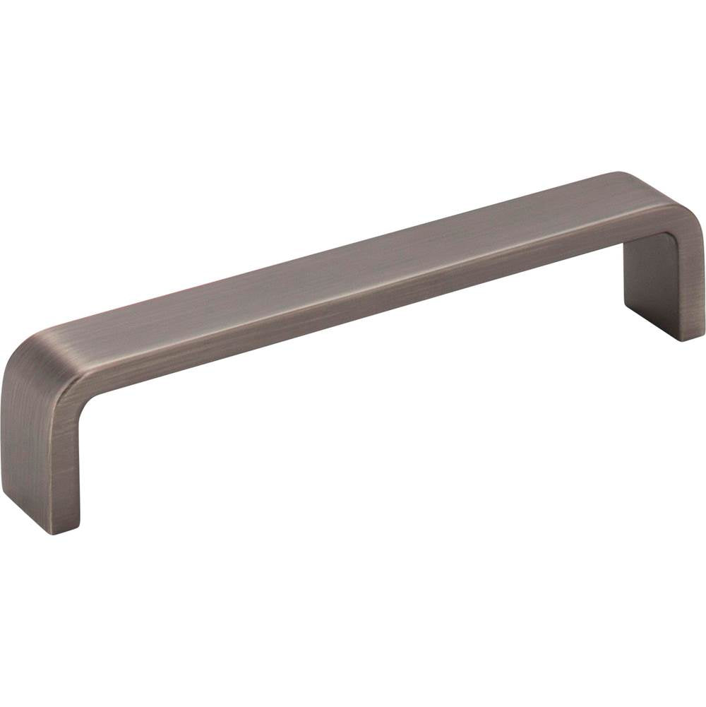 Hardware Resources - 128 mm Center-to-Center Brushed Pewter Square Asher Cabinet Pull - Brushed Pewter