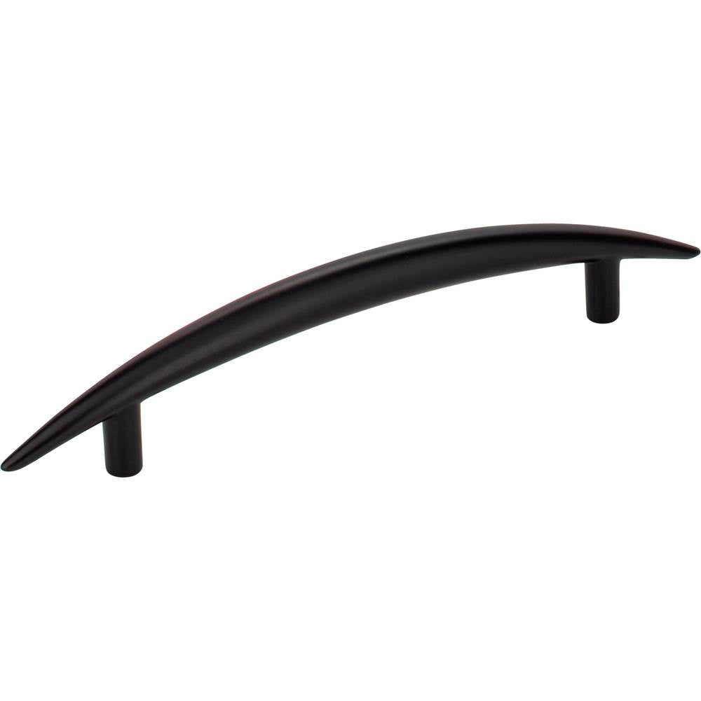 Hardware Resources - 128 mm Center-to-Center Matte Black Arched Verona Cabinet Pull - Matte Black