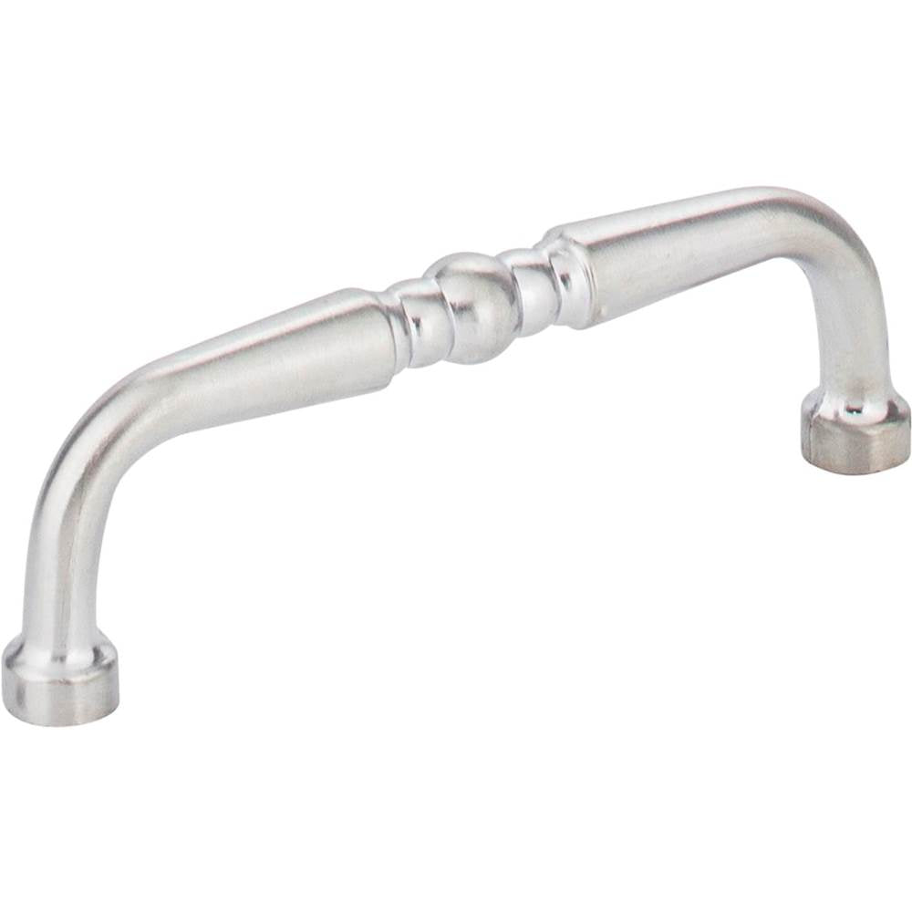 Hardware Resources - 3'' Center-to-Center Brushed Chrome Madison Cabinet Pull - Brushed Chrome