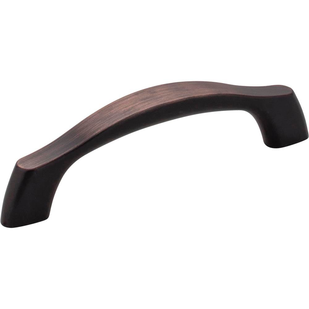 Hardware Resources - 96 mm Center-to-Center Brushed Oil Rubbed Bronze Aiden Cabinet Pull - Brushed Oil Rubbed Bronze