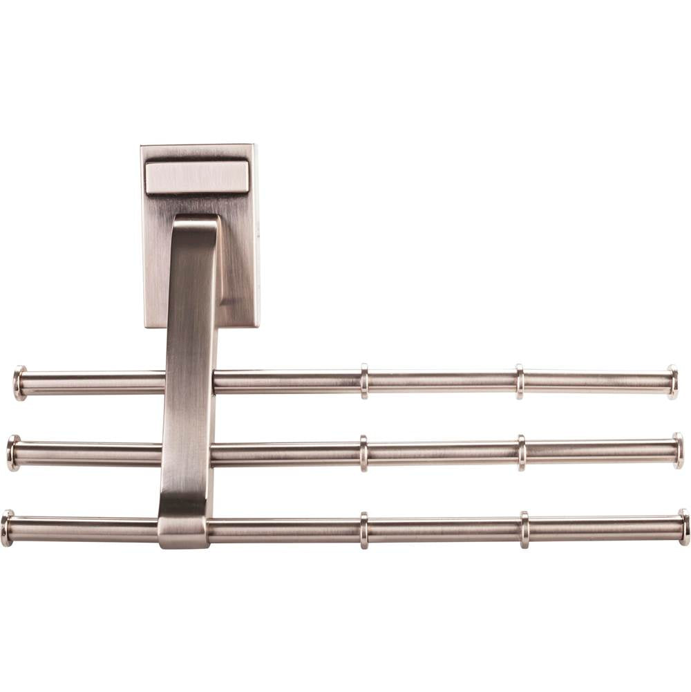 Hardware Resources - Satin Nickel Tri-Level Hook Tie Organizer - Satin Nickel