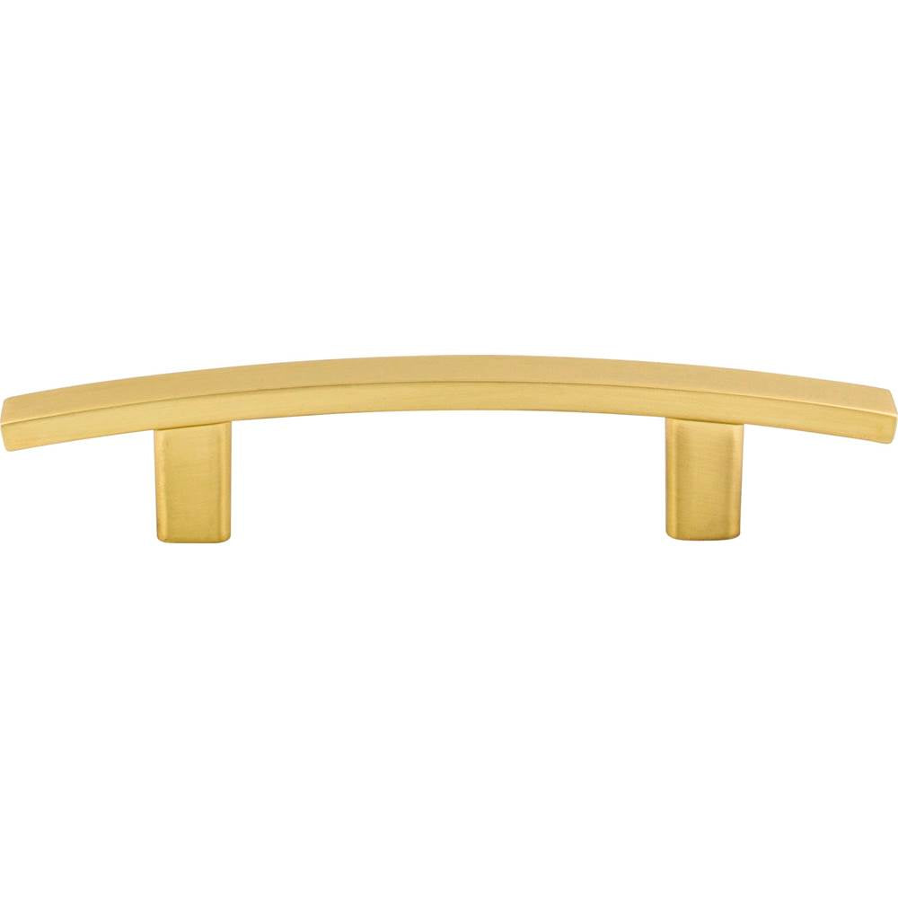 3'' Center-to-Center Brushed Gold Square Thatcher Cabinet Bar Pull