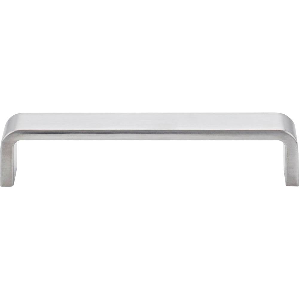 128 mm Center-to-Center Brushed Chrome Square Asher Cabinet Pull