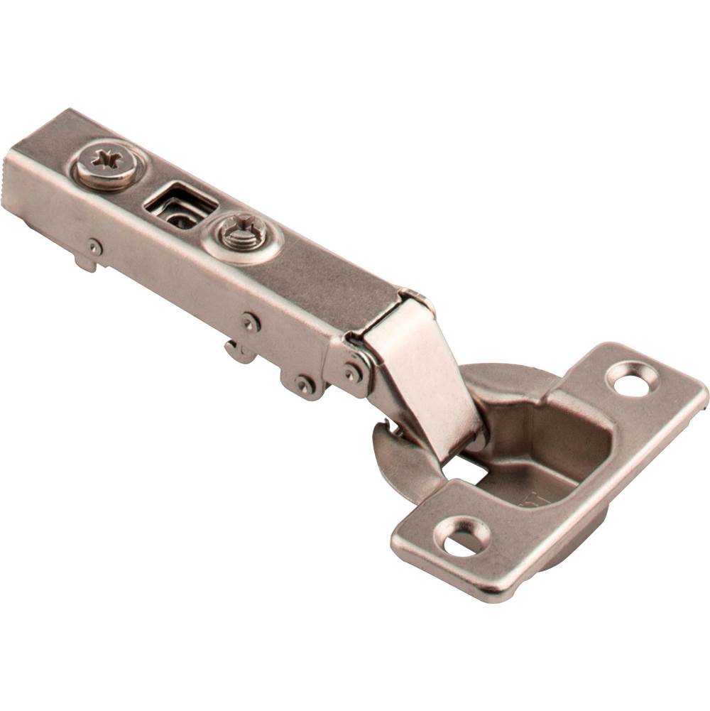 Hardware Resources - 110 degree Heavy Duty Full Overlay Cam Adjustable Soft-close Hinge without Dowels - Polished Nickel