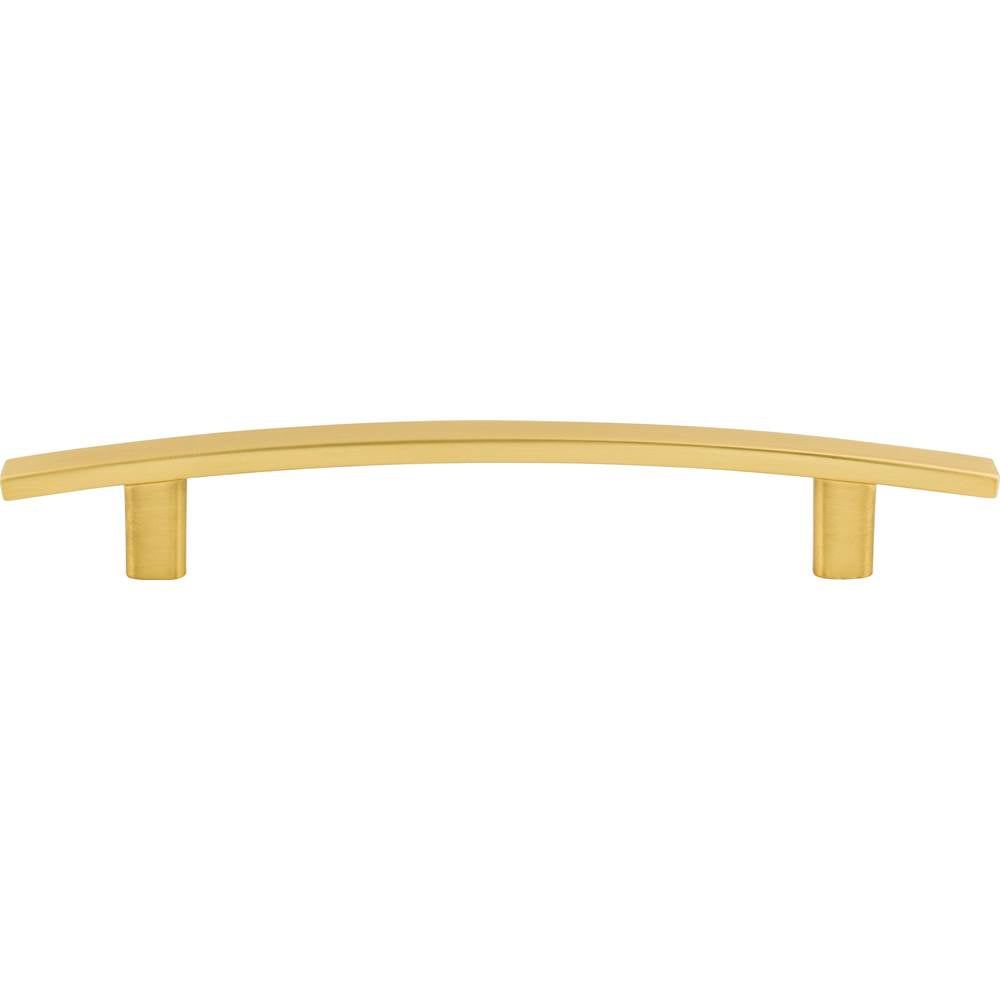 128 mm Center-to-Center Brushed Gold Square Thatcher Cabinet Bar Pull