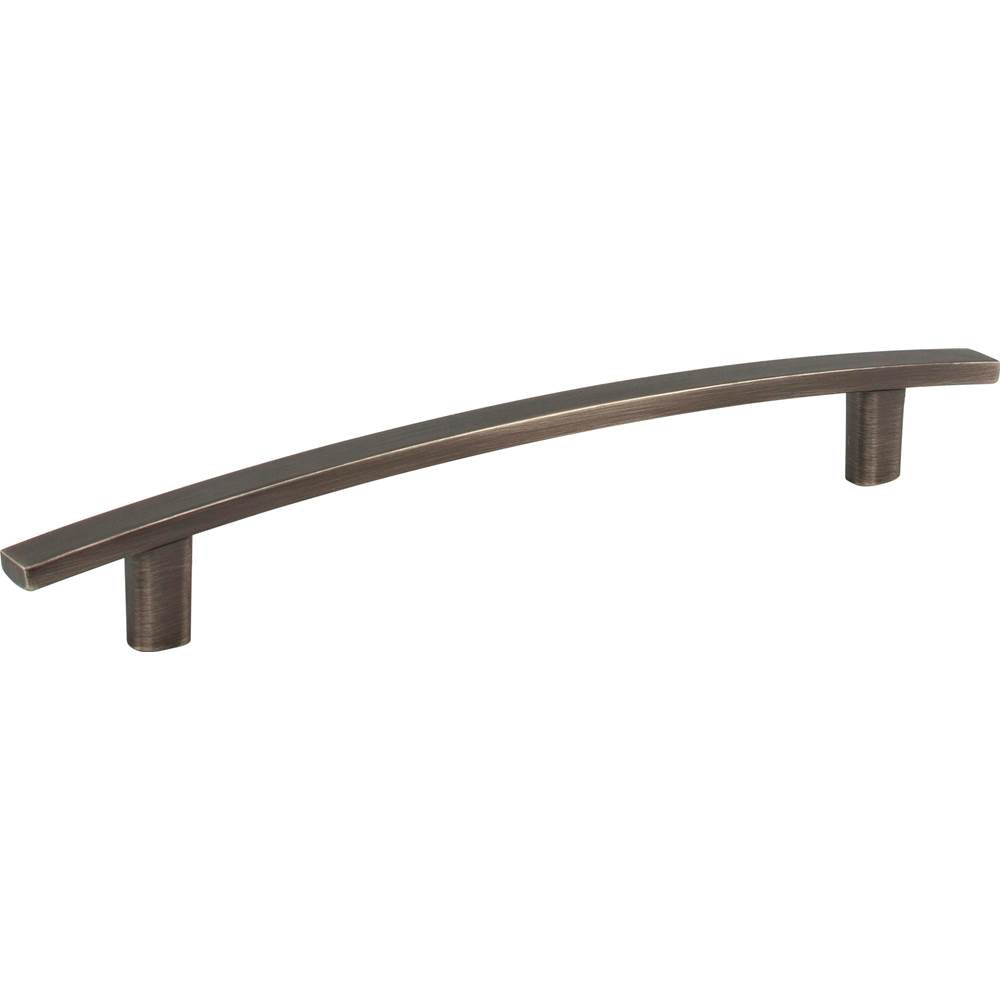 Hardware Resources - 160 mm Center-to-Center Brushed Pewter Square Thatcher Cabinet Bar Pull - Brushed Pewter