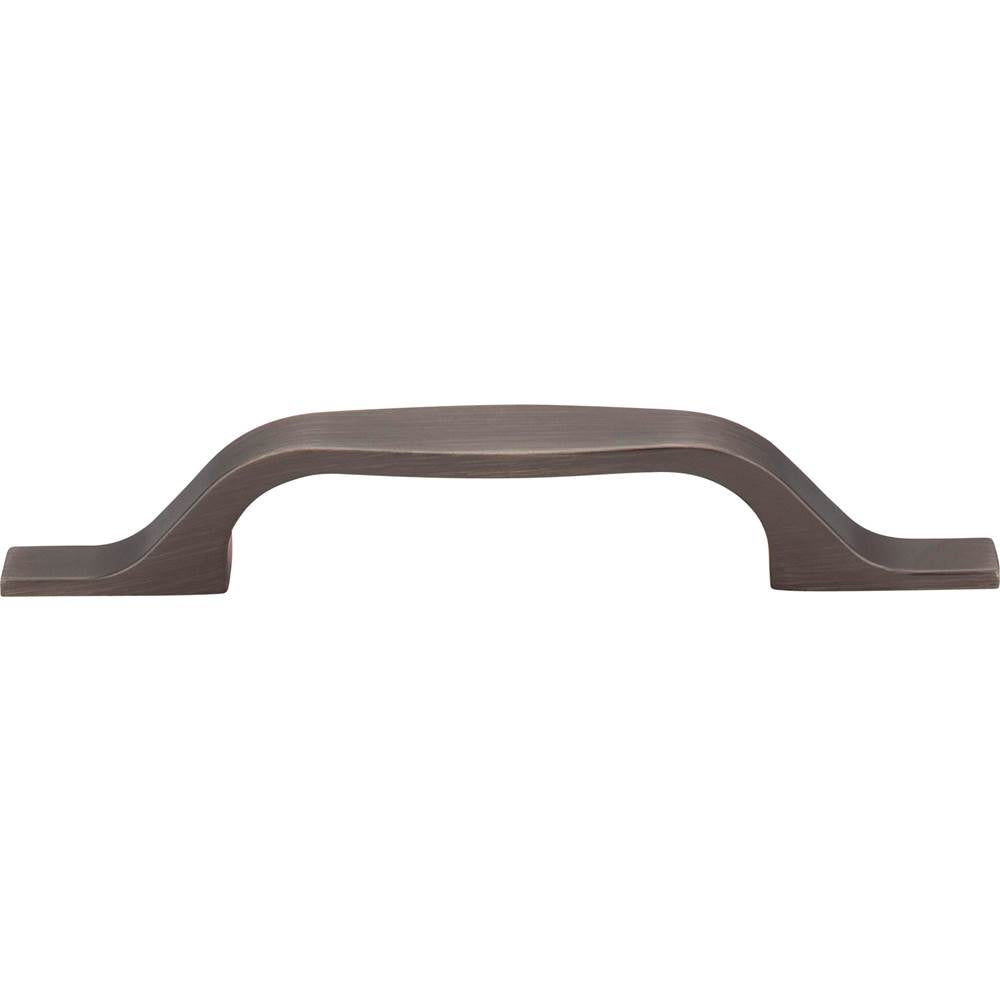 96 mm Center-to-Center Brushed Pewter Square Cosgrove Cabinet Pull