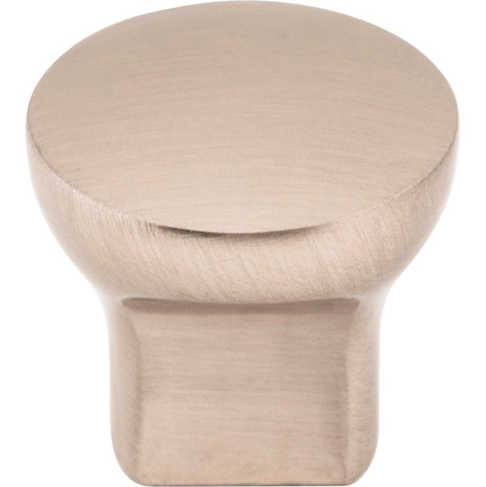 1'' Diameter Brushed Chrome Round Brenton Cabinet Knob