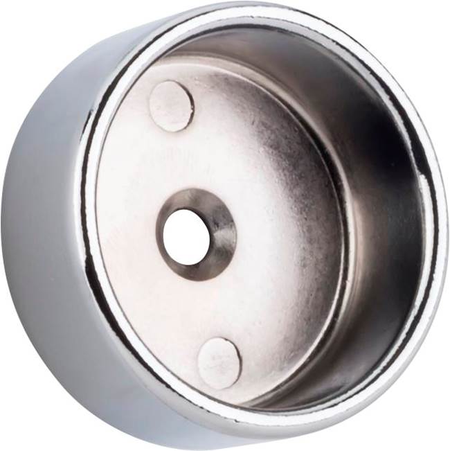 Hardware Resources - Chrome Closed Knock-In Mounting Bracket for 1-5/16'' Round Closet Rods - Polished Chrome