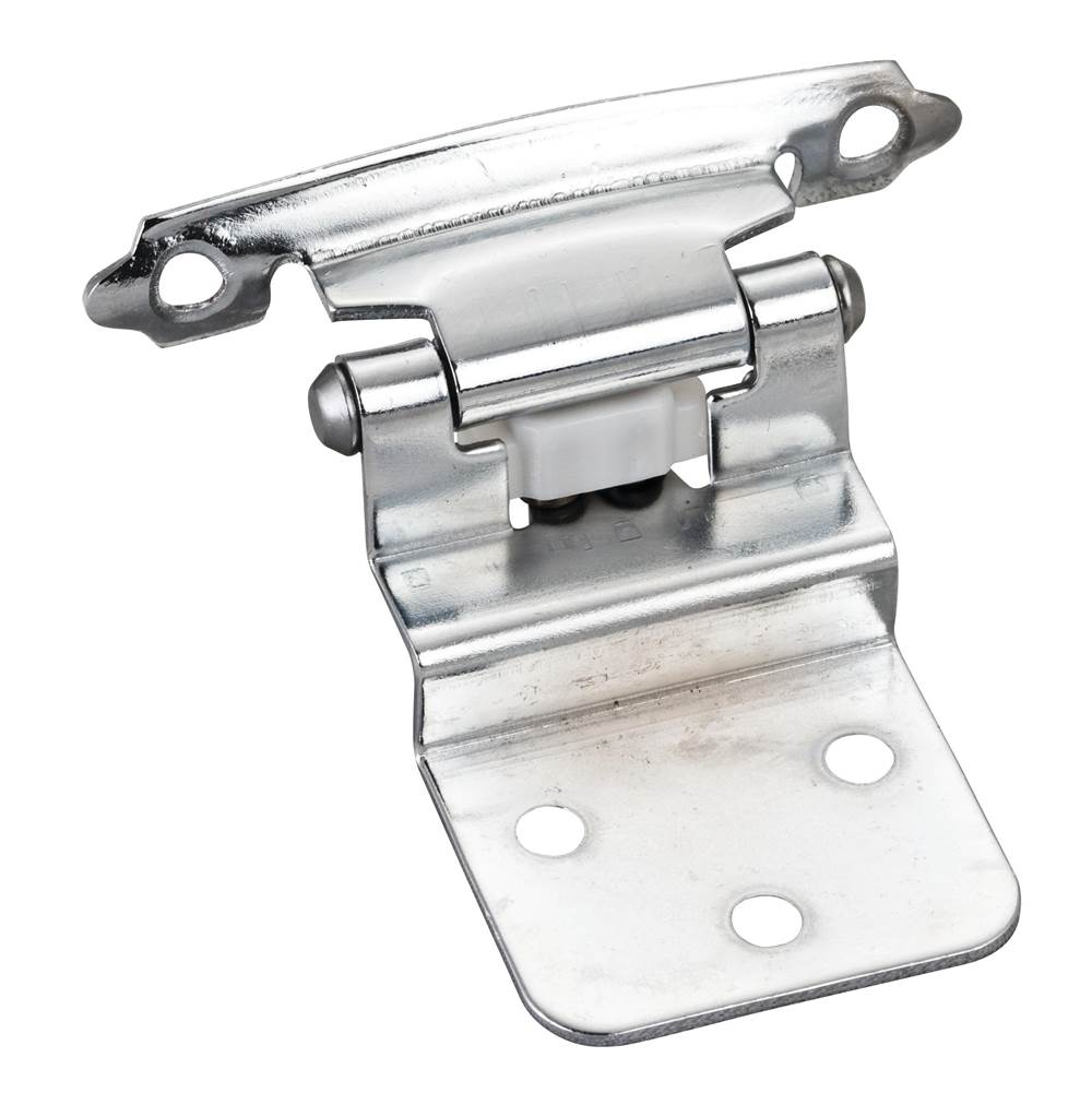 Hardware Resources - Traditional 3/8'' Inset Hinge with Semi-Concealed Frame Wing - Polished Chrome - Polished Chrome