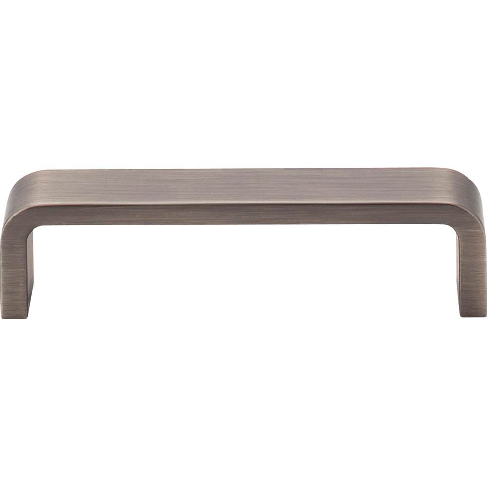 4'' Center-to-Center Brushed Chrome Square Asher Cabinet Pull