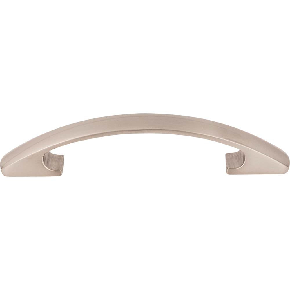 96 mm Center-to-Center Brushed Pewter Arched Strickland Cabinet Pull