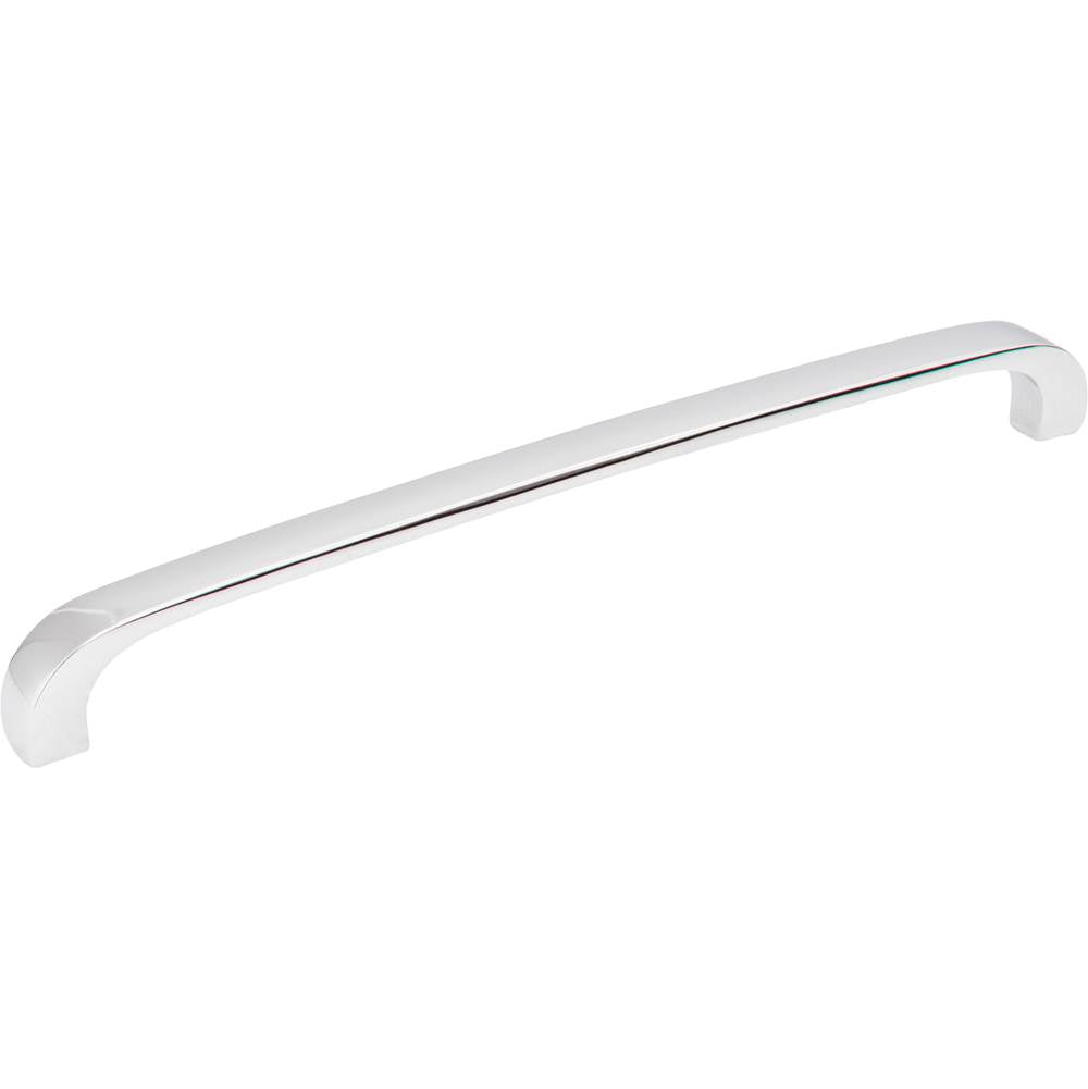 Hardware Resources - 192 mm Center-to-Center Polished Chrome Square Slade Cabinet Pull - Polished Chrome
