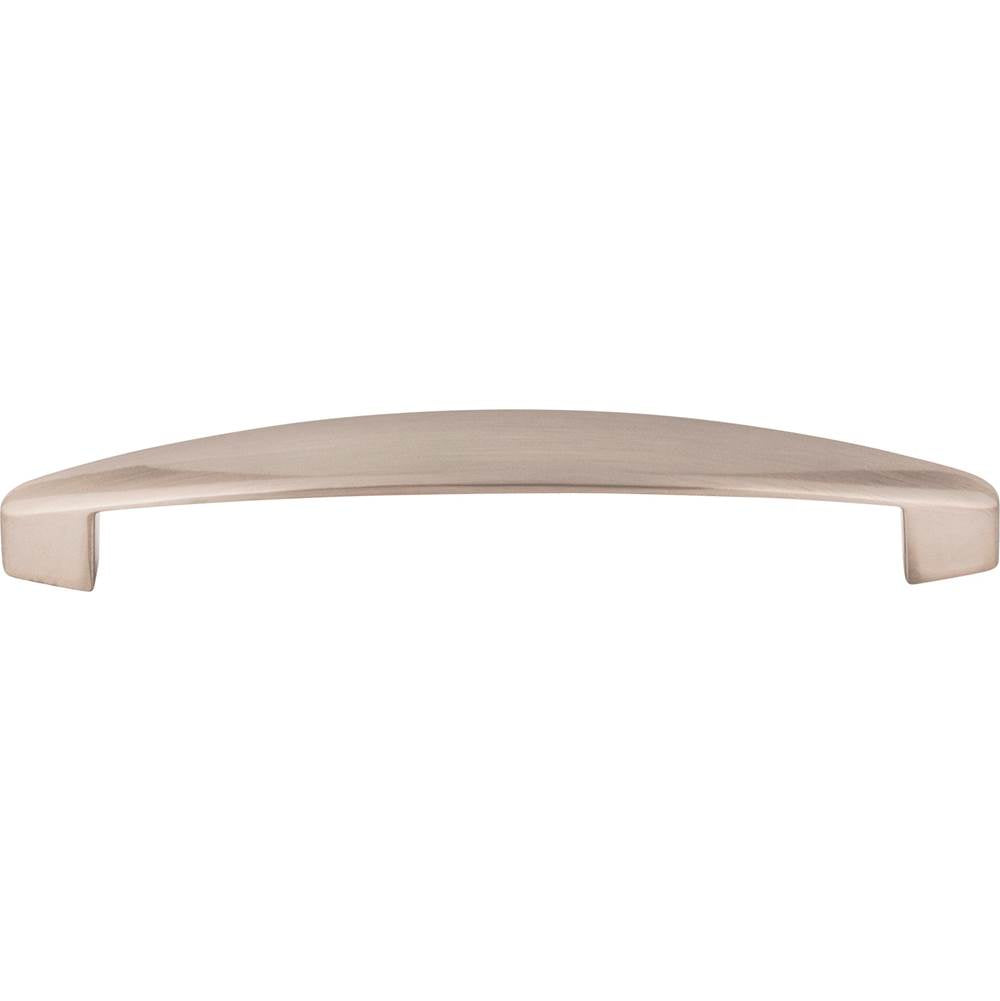 128 mm Center-to-Center Matte Black Asymmetrical Belfast Cabinet Pull