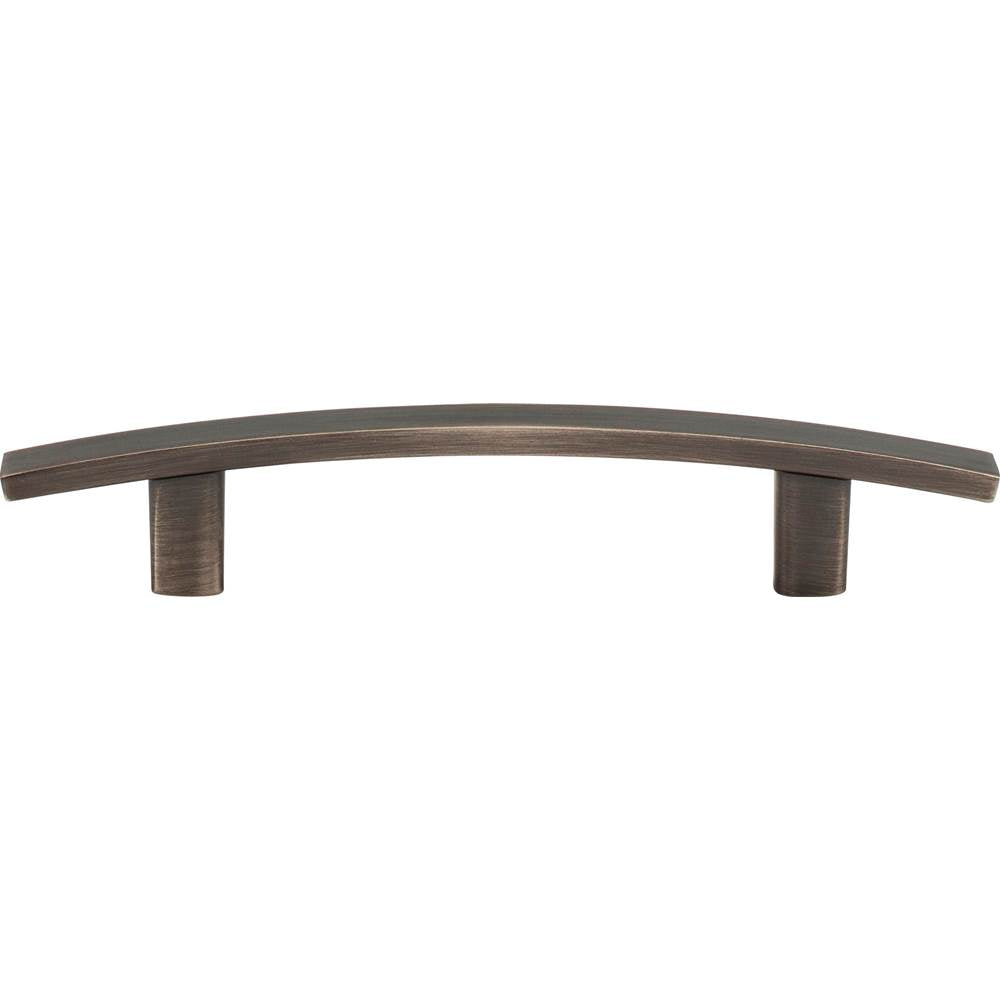 96 mm Center-to-Center Brushed Gold Square Thatcher Cabinet Bar Pull