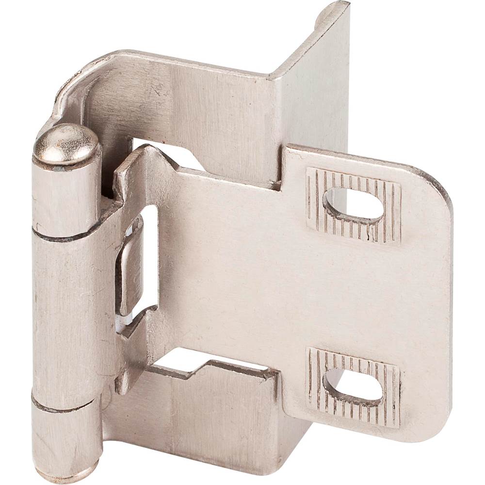 Hardware Resources - 1/2'' Overlay Full Wrap Hinge - Satin Nickel - Satin Nickel