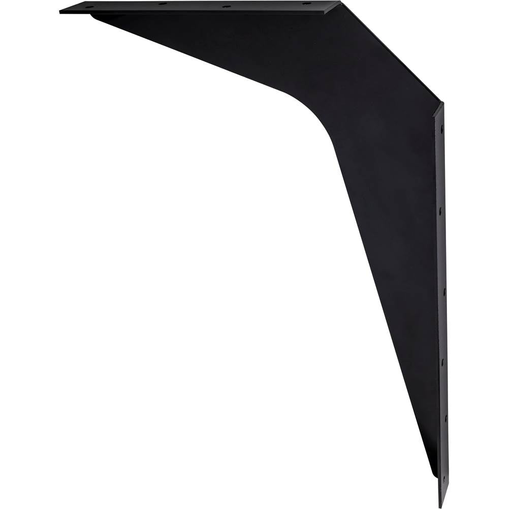 Hardware Resources - 18'' x 24'' Black Workstation Bracket Sold by the Pair - Black