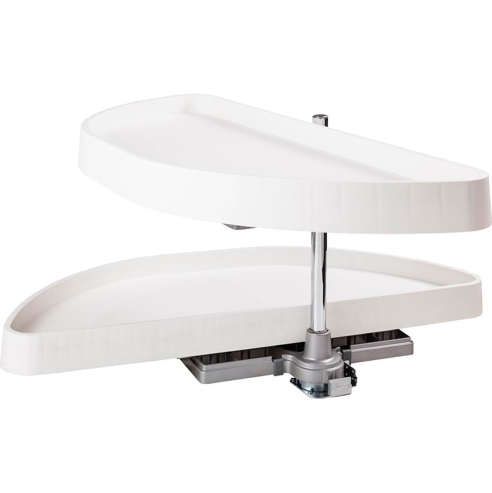 35'' Plastic Half-Moon Lazy Susan