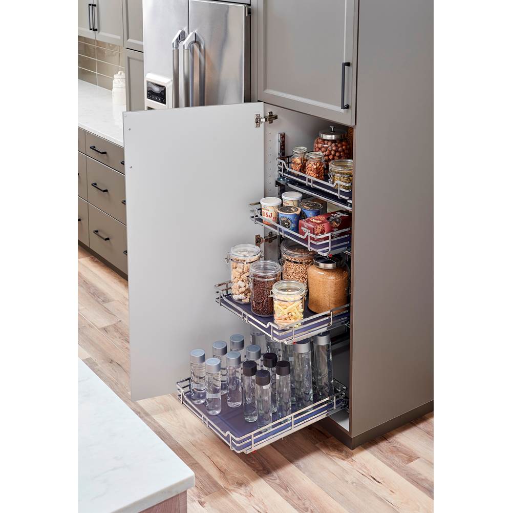 21'' Black Nickel STORAGE WITH STYLE Metal Soft-close Pullout Basket