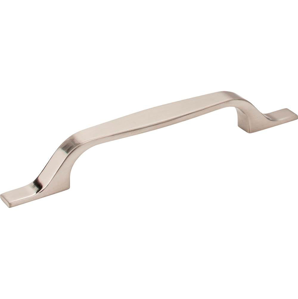 Hardware Resources - 128 mm Center-to-Center Satin Nickel Square Cosgrove Cabinet Pull - Satin Nickel