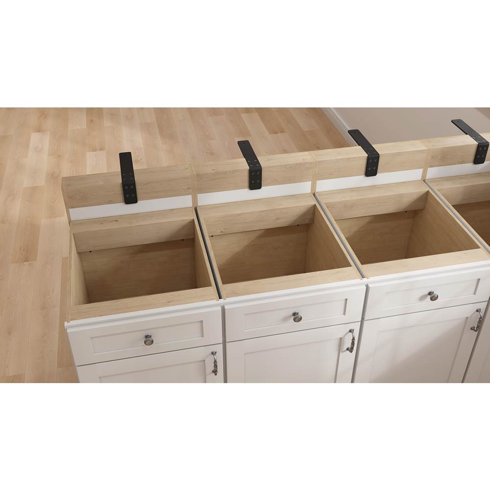 10'' W x 2'' D x 4'' H L-Shaped Countertop Support