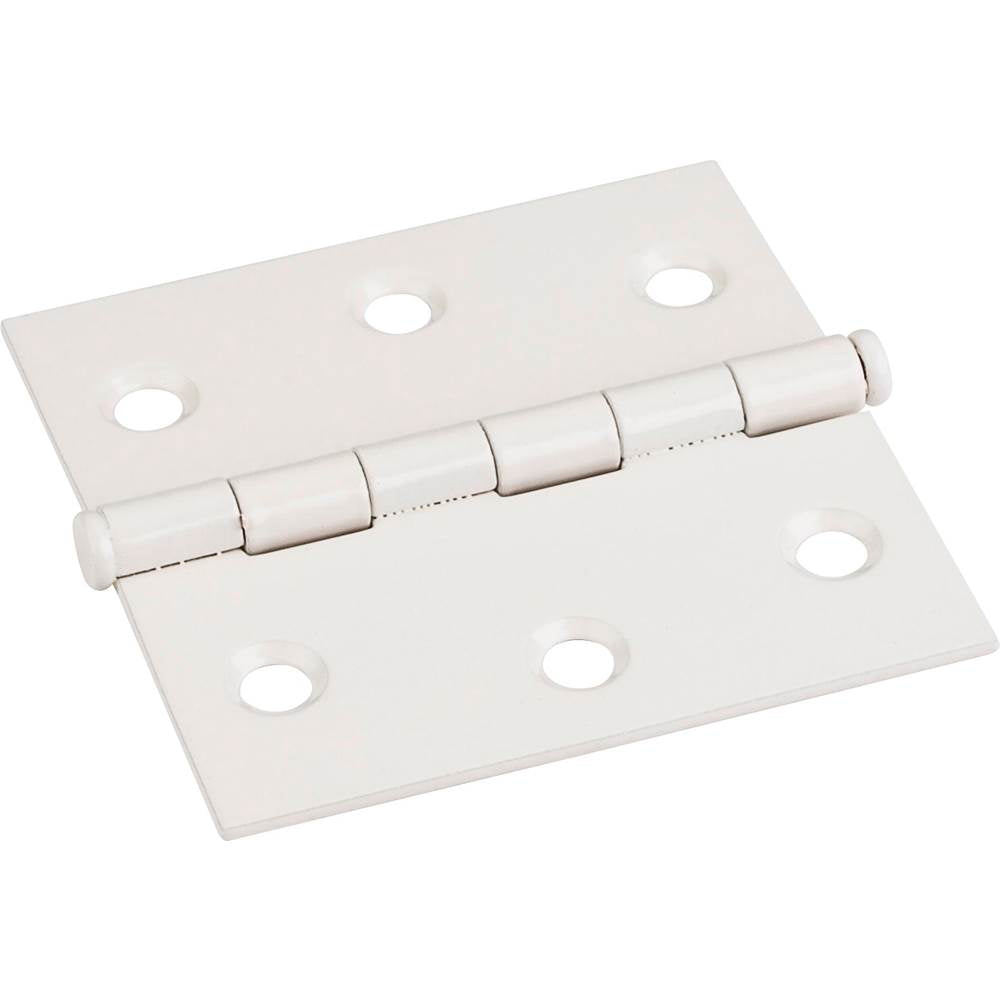 Hardware Resources - Almond 2-1/2'' x 2-1/2'' Swaged Butt Hinge - Almond