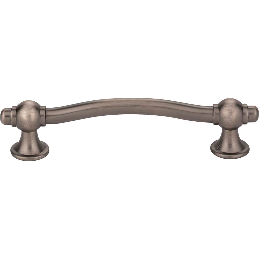 96 mm Center-to-Center Brushed Pewter Syracuse Cabinet Bar Pull