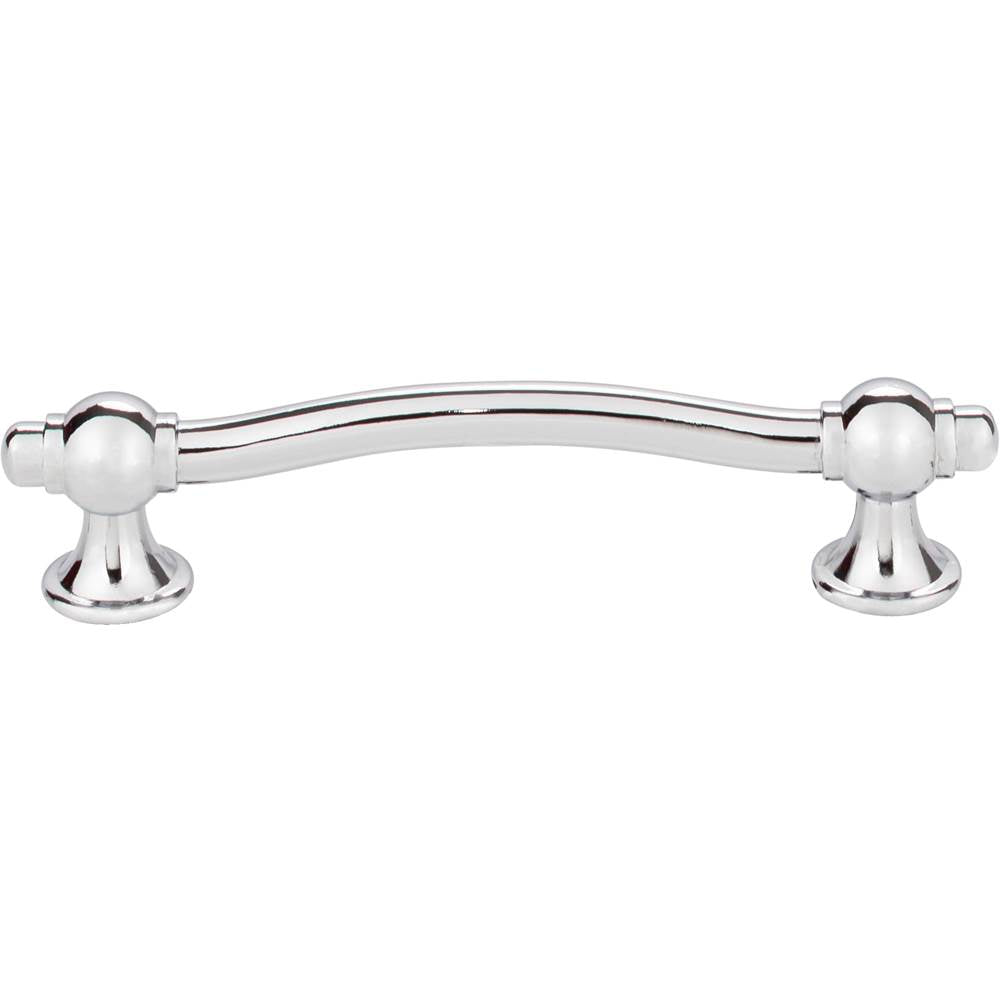 96 mm Center-to-Center Brushed Pewter Syracuse Cabinet Bar Pull