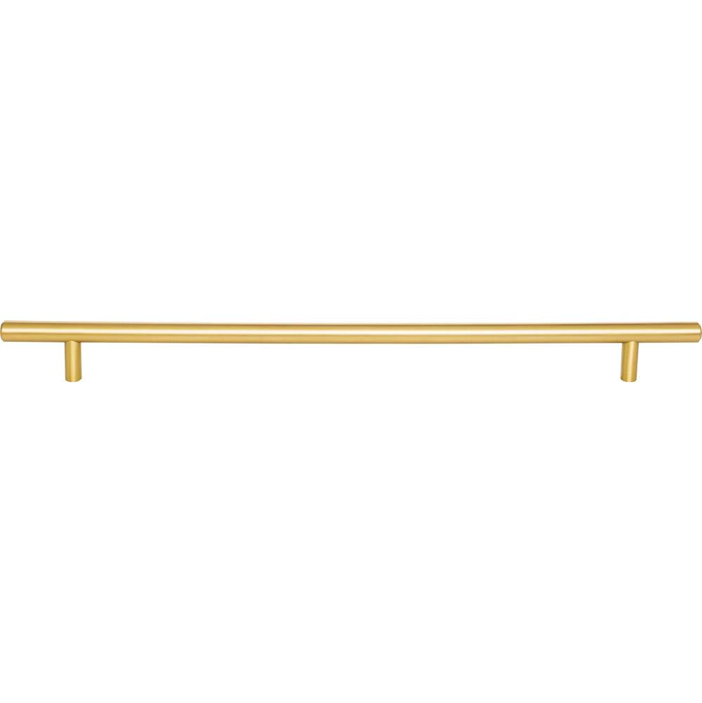319 mm Center-to-Center Brushed Gold Naples Cabinet Bar Pull
