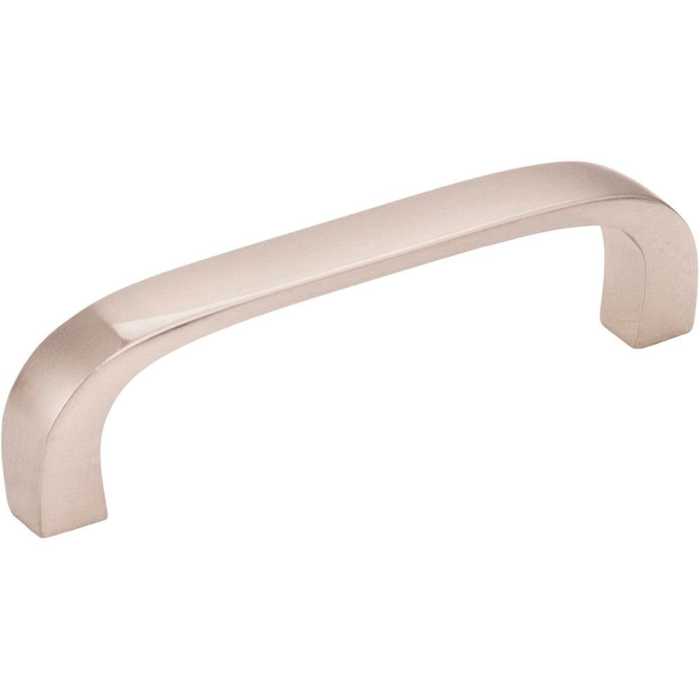 Hardware Resources - 3'' Center-to-Center Satin Nickel Square Slade Cabinet Pull - Satin Nickel