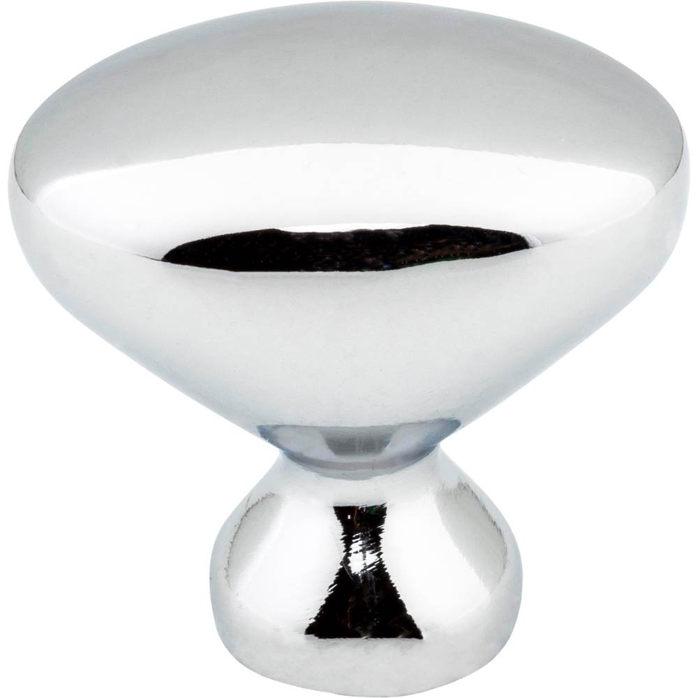 1-1/4'' Overall Length Brushed Pewter Oval Merryville Cabinet Knob