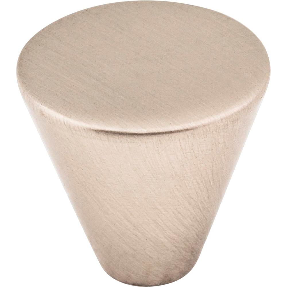 Hardware Resources - 1'' Diameter Satin Nickel Conical Sedona Cabinet Knob - Satin Nickel