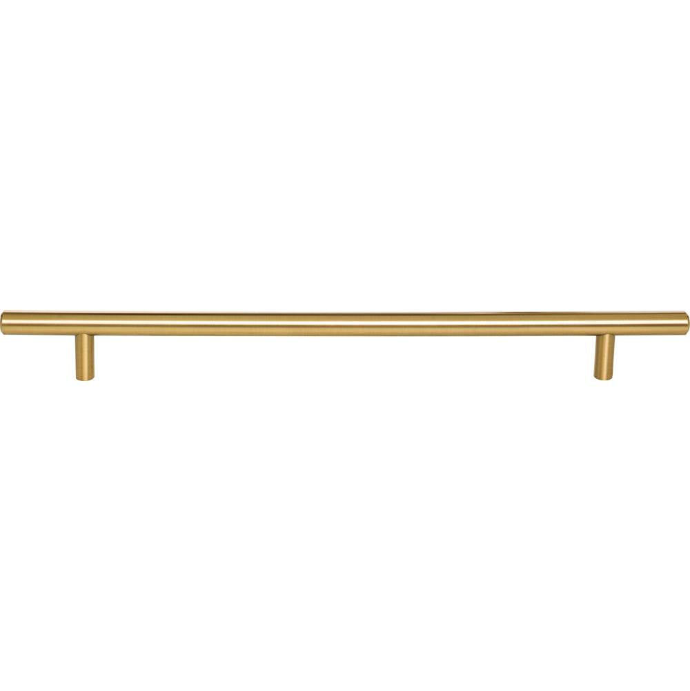 256 mm Center-to-Center Brushed Gold Naples Cabinet Bar Pull