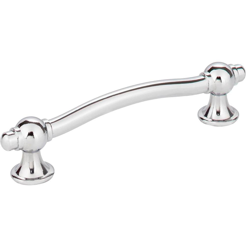 Hardware Resources - 96 mm Center-to-Center Polished Chrome Syracuse Cabinet Bar Pull - Polished Chrome