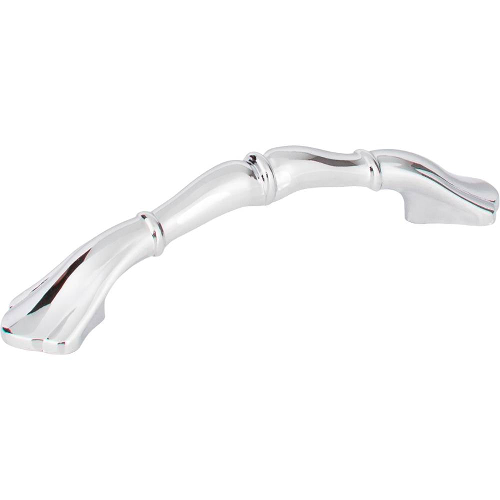 Hardware Resources - 3'' Center-to-Center Polished Chrome Gatsby Cabinet Pull - Polished Chrome