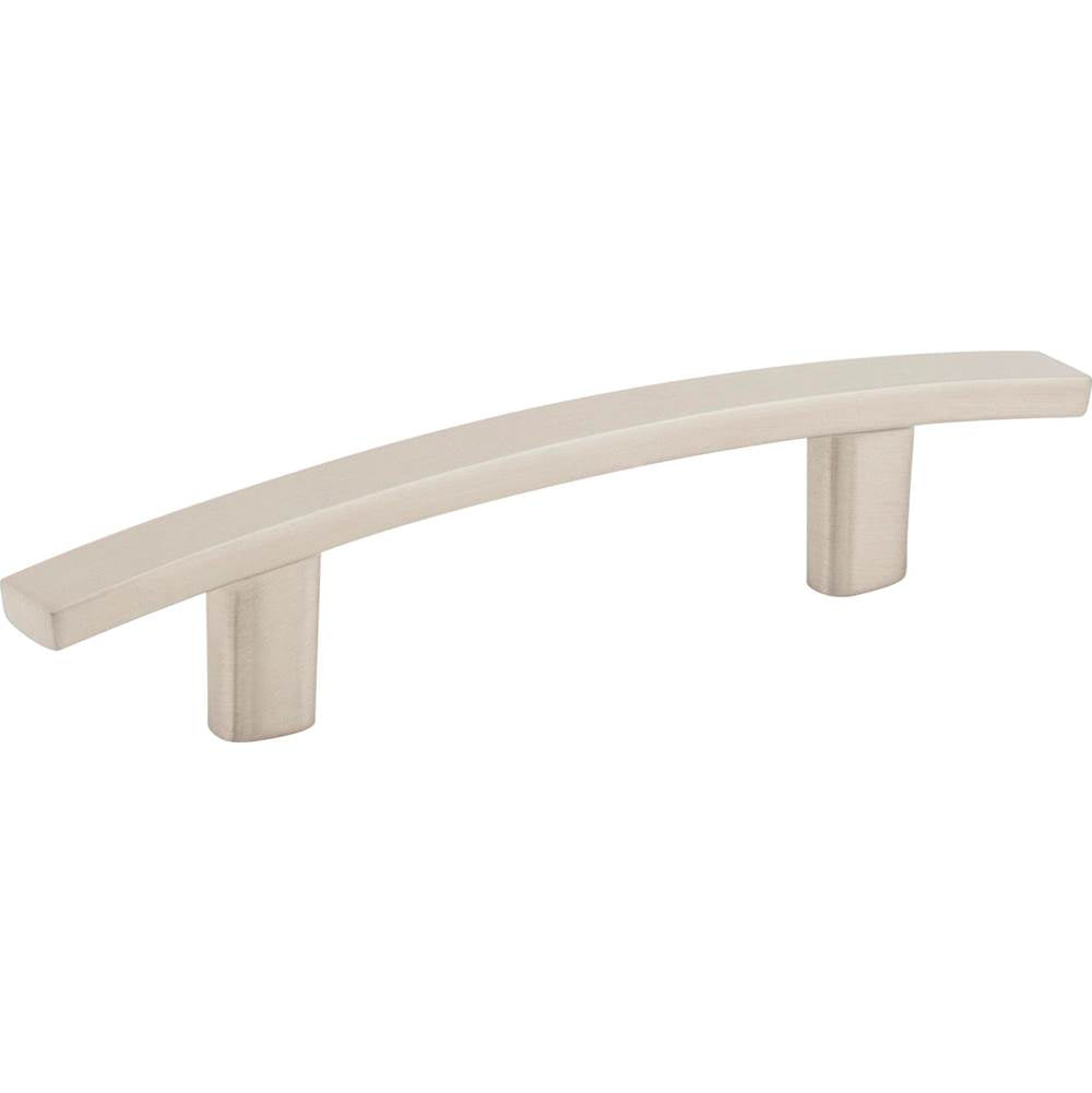 Hardware Resources - 3'' Center-to-Center Satin Nickel Square Thatcher Cabinet Bar Pull - Satin Nickel