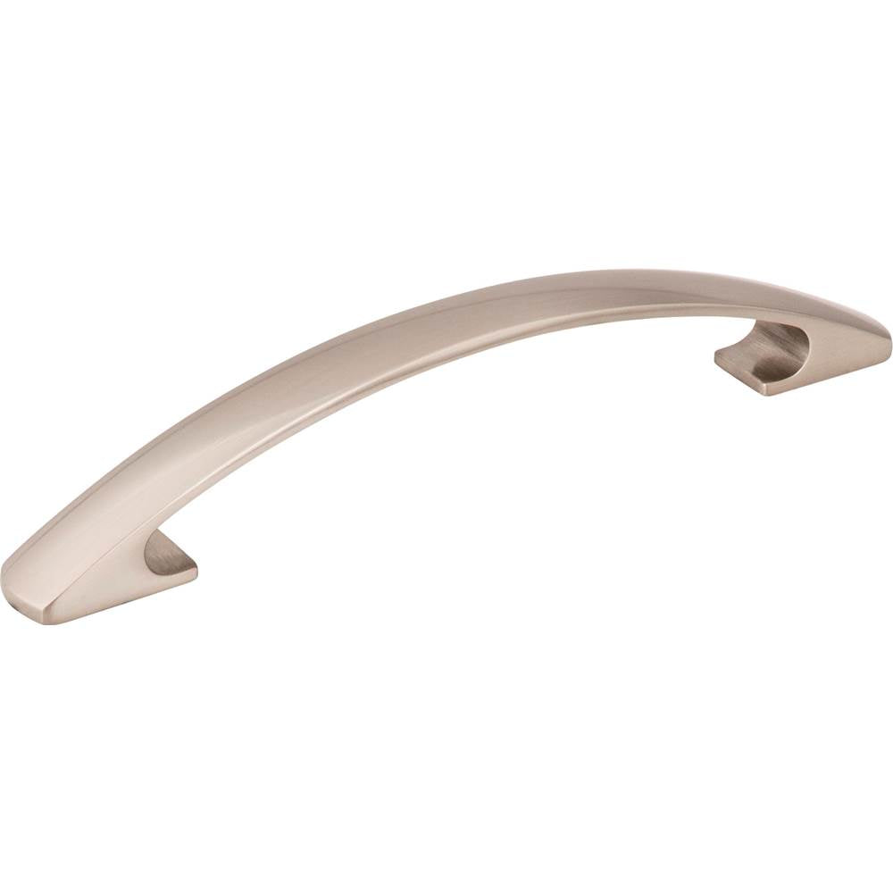 Hardware Resources - 128 mm Center-to-Center Satin Nickel Arched Strickland Cabinet Pull - Satin Nickel