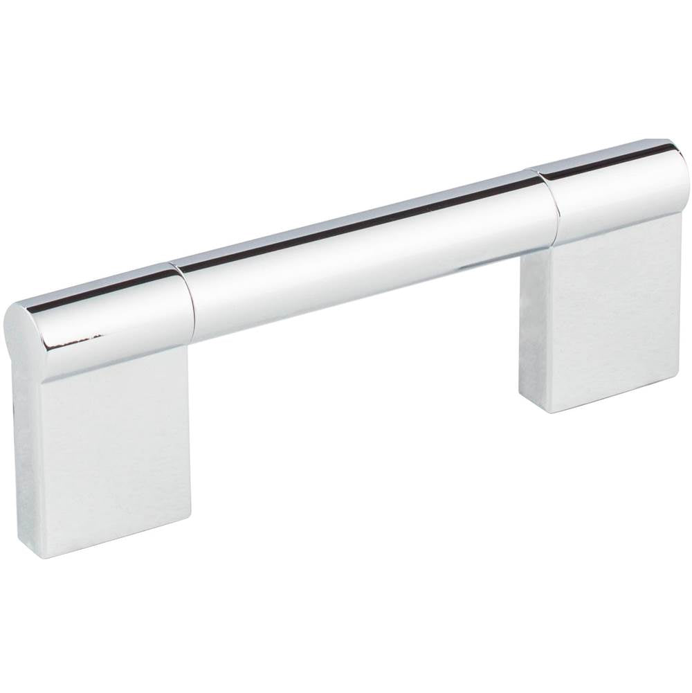 Hardware Resources - 96 mm Center-to-Center Polished Chrome Knox Cabinet Bar Pull - Polished Chrome
