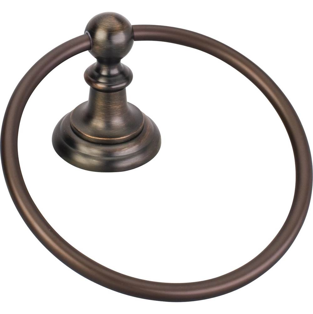 Hardware Resources - Fairview Brushed Oil Rubbed Bronze Towel Ring - Retail Packaged - Brushed Oil Rubbed Bronze
