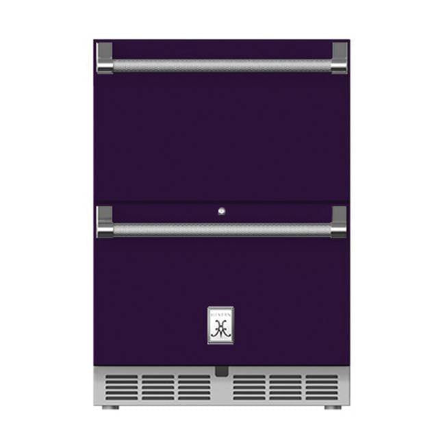 Hestan - 24'' Refrigerator Drawers, with Lock - Lush Purple