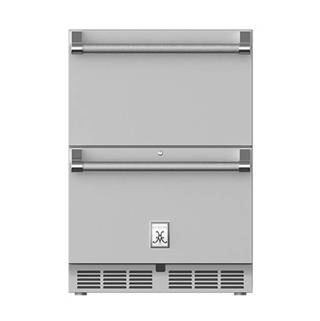 Hestan - 24'' Refrigerator Drawers, with Lock - Stainless Steel