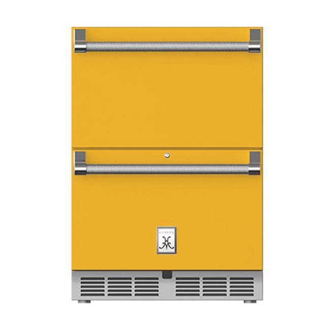 Hestan - 24'' Refrigerator Drawers, with Lock - Sol Yellow