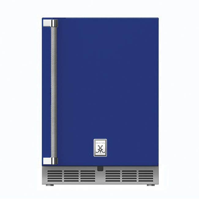 Hestan - 24'' Refrigerator, Solid Door, with Lock, Right Hinged - Prince Blue