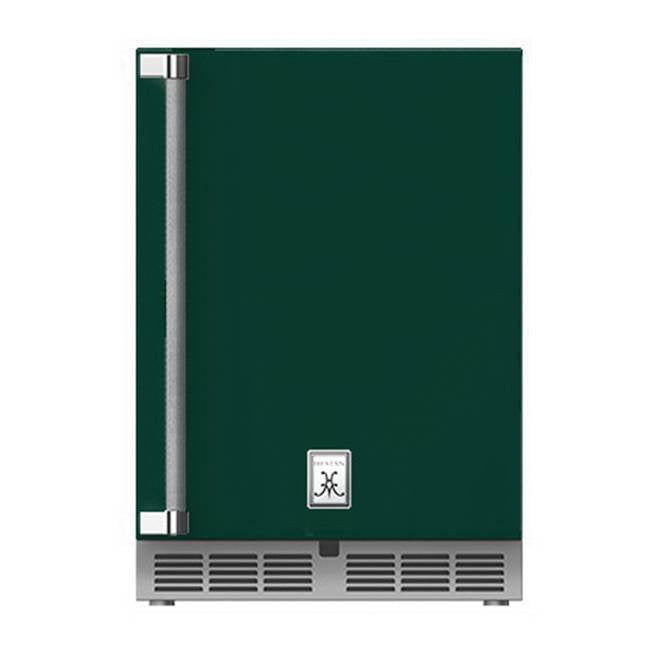 Hestan - 24'' Refrigerator, Solid Door, with Lock, Left Hinged - Grove Green