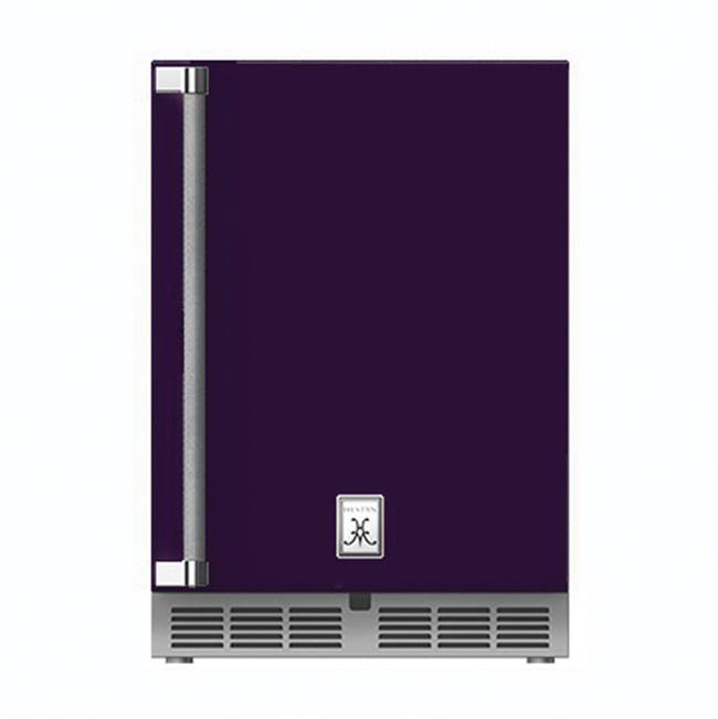 Hestan - 24'' Refrigerator, Solid Door, with Lock, Left Hinged - Lush Purple