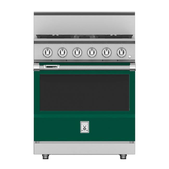 Hestan - Range, 4 Burner, Dual Fuel, 30'' - Grove Green