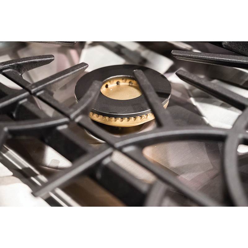 Range, 4 Burner with Griddle, Dual Fuel, 36''