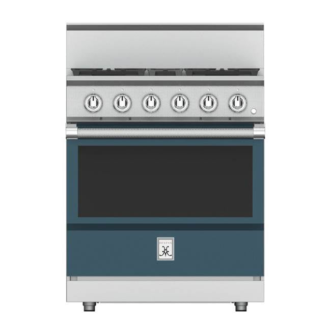Hestan - Range, 4 Burner, Gas, 30'' - Pacific Fog Graphite Gray
