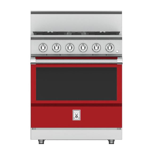 Hestan - Range, 4 Burner, Gas, 30'' - Matador Red